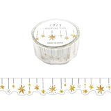MIND WAVE -  Die-Cut Masking Tape - Washi tape troquelada | Star Garland Cozy