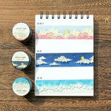 MIND WAVE -  Cinta adhesiva Transparente de 30mm | Canvas Dawn