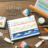 MIND WAVE -  Cinta adhesiva Transparente de 30mm | Canvas Flower Garden