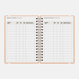 vacavaliente - Weekly Planner A5  | Sept 2025 a Aug 2026 | Sakura Pink Sand