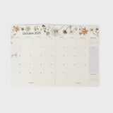 Pepa Paper - Monthly Planner | Sep 2025 a Dic 2026 | Wild Flowers