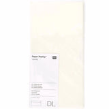 Rico Design - Paper Poetry Luxury Pack de 5 sobres DL 11x22cm de 100 g/m² | Ivory