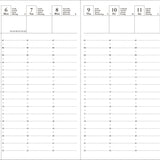 Mark's - Weekly Planner Refill A6 |  Sept 2025 - Dec 2026