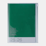 Mark's - B6 Weekly Planner | Oct 2025 - Dec 2026 | Colors Green