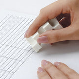Kokuyo - Mini Kadokeshi Erasers | 2-pack | White and blue