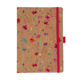 ARTEBENE - Notebook with Elastic Closure A5 | Dotted Pages | Wild Blossoms
