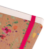 ARTEBENE - Notebook with Elastic Closure A5 | Dotted Pages | Wild Blossoms