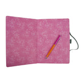 ARTEBENE - Notebook with Elastic Closure A5 | Dotted Pages | Clematis Blossoms