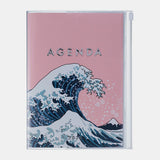 Mark's - Agenda Semanal A5 | Sept 2025 - Dic 2026 | Japan Wave Pink