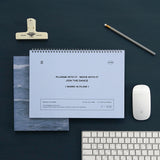 Iconic - Flow Planificador Mensual A4 2026 | Dic 25 - Dic 26 | Cream Yellow