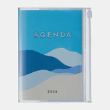 Mark's - A6 Weekly Planner |  Sept 2025 - Dec 2026 | Mountain Blue