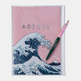 Mark's - Agenda Semanal A5 | Sept 2025 - Dic 2026 | Japan Wave Pink
