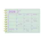 Mark's - Planificador Notebook Calendar 2026 Pequeño | Mint