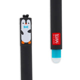 Legami - Bolígrafo de Gel Borrable | PENGUIN | Tinta Turquesa
