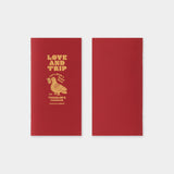 Traveler's Company - TRAVELER'S notebook Refill LOVE AND TRIP | Regular Size | Hojas lisas