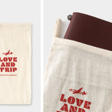 Traveler's Company - TRAVELER'S notebook Cover  LOVE AND TRIP - Regular Size