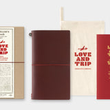 Traveler's Company - TRAVELER'S notebook Cover  LOVE AND TRIP - Regular Size