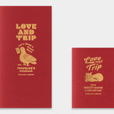 Traveler's Company - TRAVELER'S notebook Refill LOVE AND TRIP | Regular Size | Hojas lisas