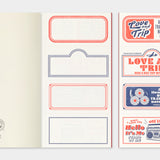 Traveler's Company - TRAVELER'S notebook Refill LOVE AND TRIP | Regular Size | Hojas lisas
