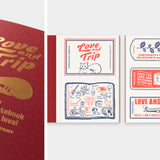 Traveler's Company - TRAVELER'S notebook Refill LOVE AND TRIP | Passport Size | Hojas lisas