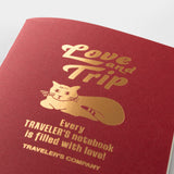 Traveler's Company - TRAVELER'S notebook Refill LOVE AND TRIP | Passport Size | Hojas lisas