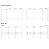 Mark's - Planificador Perpetuo Semanal Weekly Schedule | Black