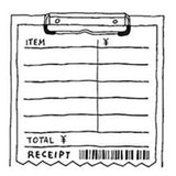 Midori - Paintable Stamp Pre-inked Money