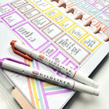 Zebra - Mildliner Pastel  | Set de 5 Subrayadores | Warm