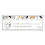 Mind Wave - Notas Adhesivas Marcapáginas One Point Marker | Cat