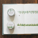 MIND WAVE -  Die-Cut Masking Tape - Washi tape troquelada | Leaves