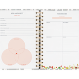 Kokonote - Academic Planner 2025/2026 | 12 Months| Weekly A5 | Bambina Noir Blossom