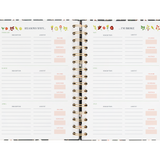 Kokonote - Academic Planner 2025/2026 | 12 Months| Weekly A5 | Bambina Noir Blossom