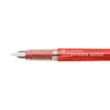 Platinum Pen - Pluma estilográfica Preppy Red Plumín Medio  0.5mm
