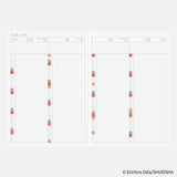 Hobonichi - Agenda Hobonichi Techo 2026 Original Book A6 - One Piece Edition  | Japonés - Día Página - Enero a Diciembre