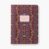Rifle Paper Co. - Stitched Notebooks Set de 3 Cuadernos | Hojas con Líneas | Posy
