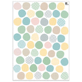 tresxics - Adhesivos de Pared Círculos Estampados