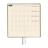 Hobonichi - Agenda Weeks MEGA | Colors Antique Green - Semanal - Enero a Diciembre 2026