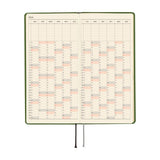 Hobonichi - Agenda Weeks MEGA | Colors Antique Green - Semanal - Enero a Diciembre 2026