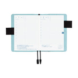 Hobonichi - Funda A6 Original Size | Colors: Black x Clear Blue