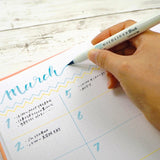 Zebra - Mildliner Brush Rotulador Pincel | Pack de 5 | Refresh Mild Set