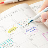 Zebra - Mildliner Brush Rotulador Pincel | Pack de 5 | Warm Set