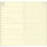 Traveler's Company - TRAVELER'S notebook 019 Free Diary (Weekly + Grid) | Regular Size
