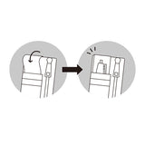 Midori - Book Band Pen Case B6 - A5 Pencil Case | Black