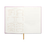 Designworks Ink - Metallic Suede Journal | Hojas con Líneas | Notes