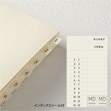 Midori MD Paper - MD Notebook Journal Codex 1 Day 1 Page - Notebook | A5 | smooth leaves