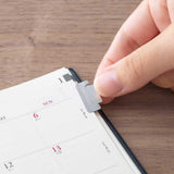Midori - Index Clips Bookmark | silver