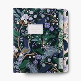 Rifle Paper Co. - Stitched Notebooks Set de 3 Cuadernos | Hojas con Líneas | Peacock