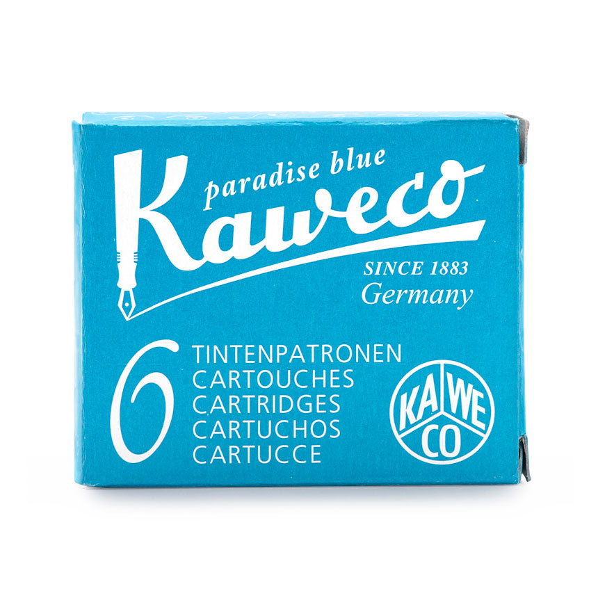 Kaweco- Kaweco - Ink Cartuchos de tinta 6 uds | Paradise Blue, Tinta- Likely.es