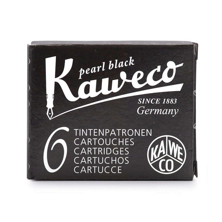 Kaweco- Kaweco - Ink Cartuchos de tinta 6 uds | Pearl Black, Tinta- Likely.es