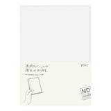 Midori MD Paper - Cover Clear A5 - Transparent Protective Cover for MD Notebook